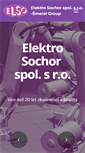 Mobile Screenshot of elektrosochor.cz